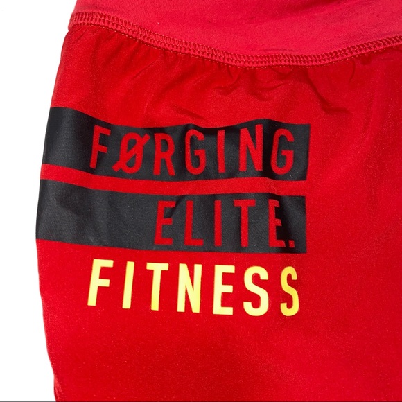 RED REEBOK ATHLETIC SHORTS - Picture 4 of 7
